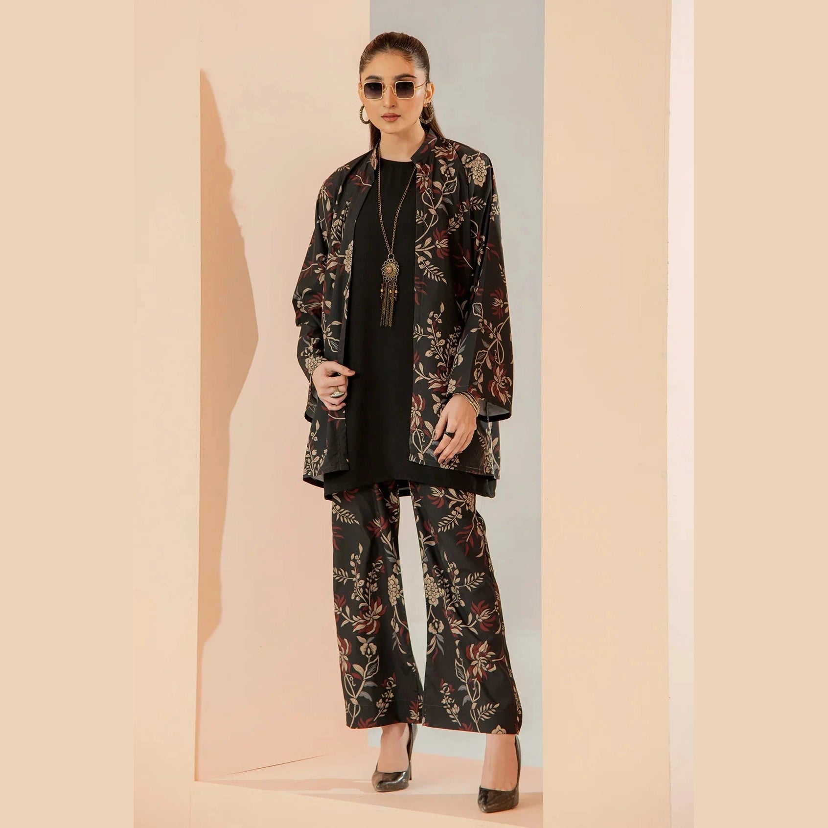 BLACK FLOWER 3 PCS SET
