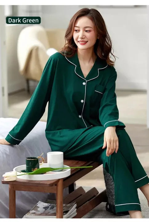 2 Pcs Silk Night Suit