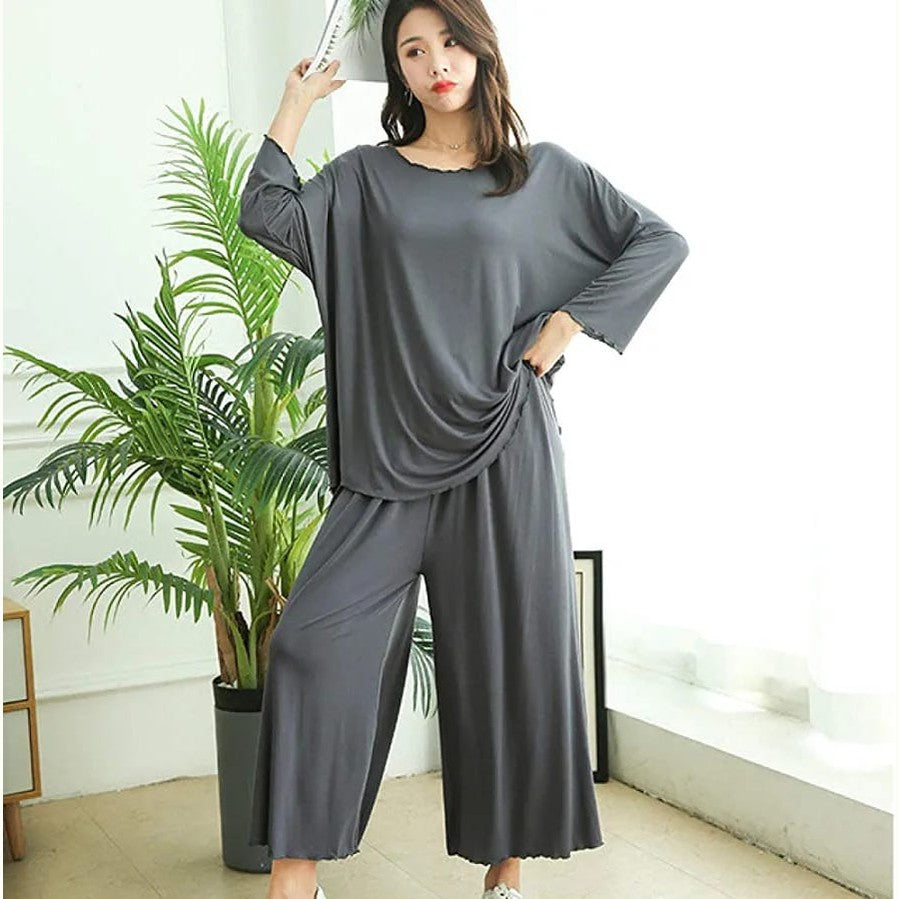 NEW ARTICLE 2PC PLAZO LOUNGE WEAR