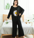 Daisy Flower Printed 2 Pcs Plazo Lounge Wear
