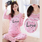 Pink Love Women Nightsuit Pj