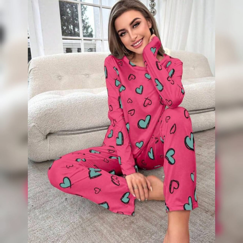 New Pink Love Pj Set