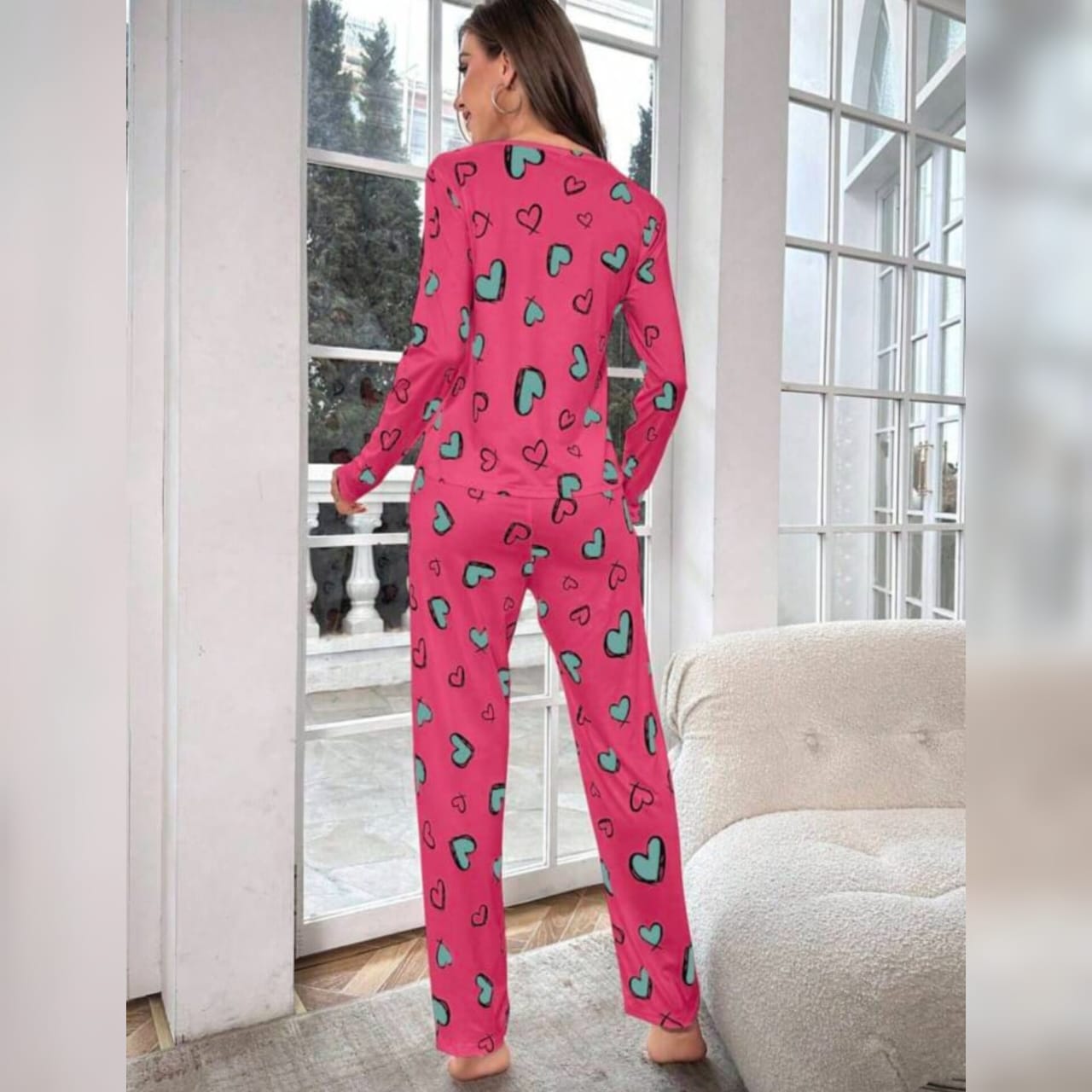 New Pink Love Pj Set