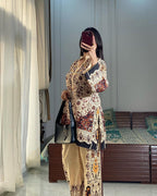 Floral Ensemble 2 Pcs Co-ord Set
