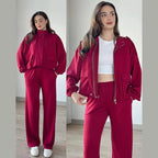 Classic Zipper Tracksuit Set