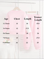 Pink Cosy Flower Two-Piece Set